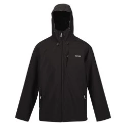 Regatta Mens Waterproof Jacket (Black)