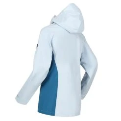 Regatta Womens/Ladies Highton Stretch II Waterproof Jacket (Ice Blue/Blue Sapphire) -jacket shop kaee654c5d7a4767fe8cd14184d6320e3