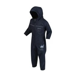 Regatta Great Outdoors Childrens Toddlers Puddle IV Waterproof Rainsuit (Pepper) -jacket shop kaf579d588655a685f635c3914b2ae60d