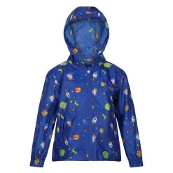Regatta Childrens/Kids Peppa Pig Cosmic Packaway Raincoat (Surf Spray)