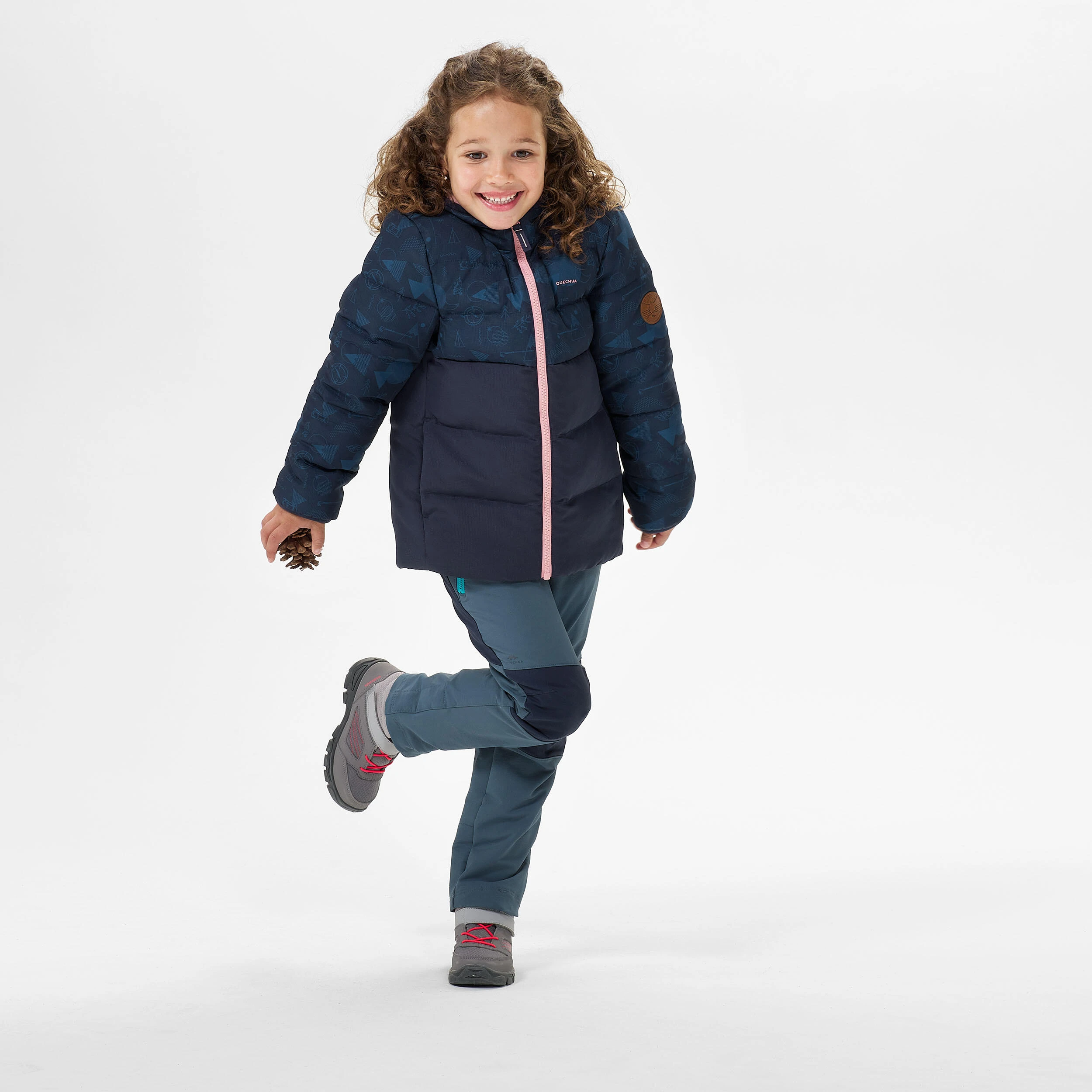 Quechua Kids’ Hiking Padded Jacket - Aged 2-6 4 Quechua Kids’ Hiking Padded Jacket - Aged 2-6 - Image 2