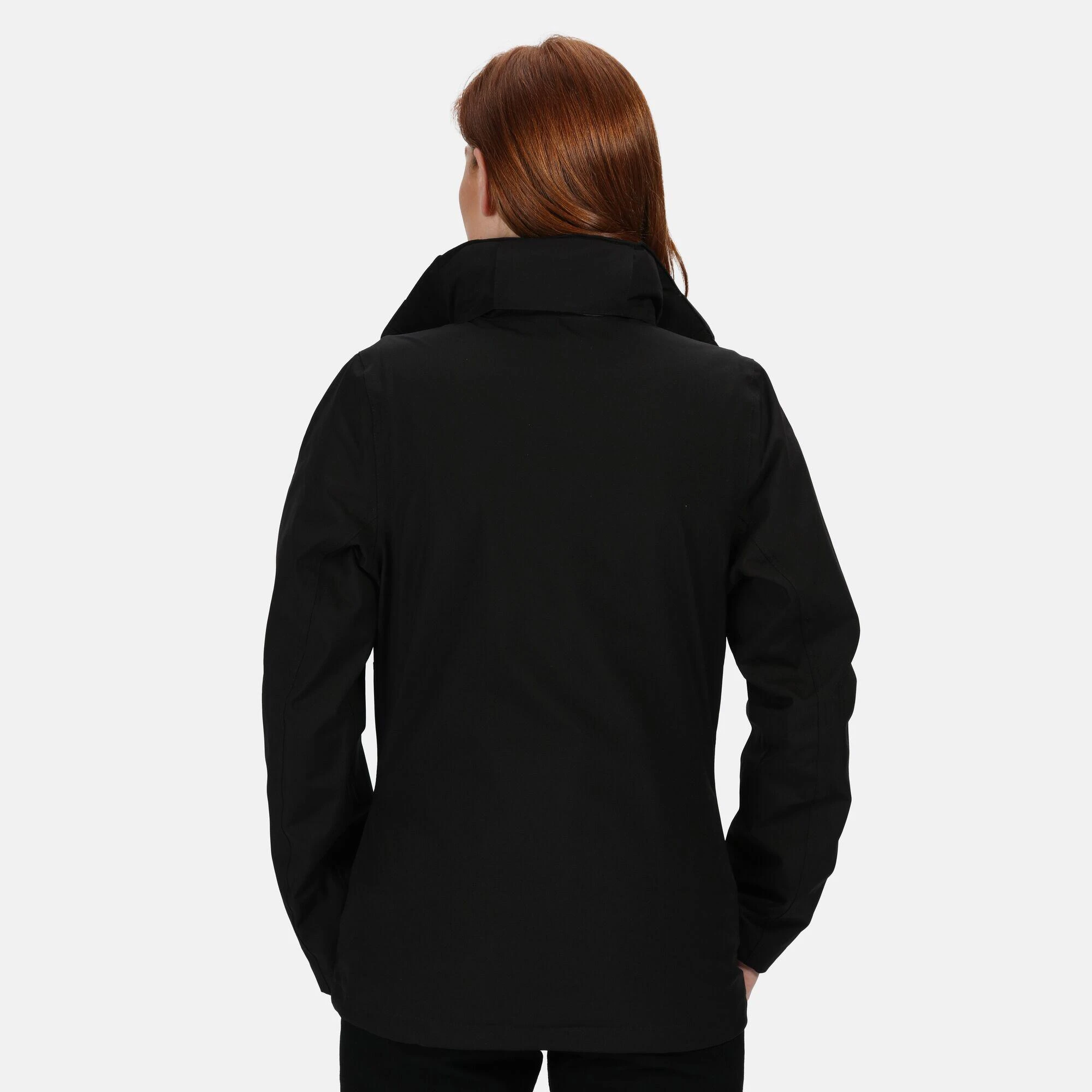 Regatta Professional Womens/Ladies Kingsley 3in1 Waterproof Jacket (Black) 5 Regatta Professional Womens/Ladies Kingsley 3in1 Waterproof Jacket (Black) - Image 3