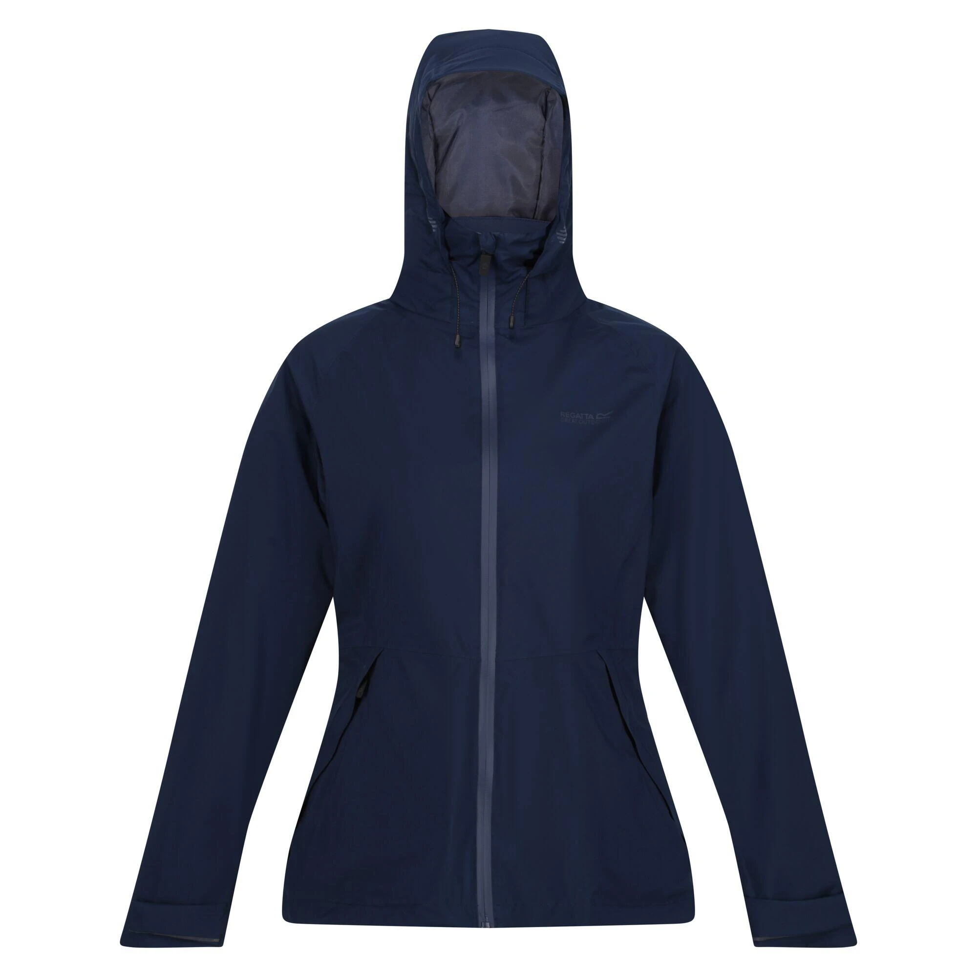Regatta Womens/Ladies Rolton Waterproof Jacket (Black) 8 Regatta Womens/Ladies Rolton Waterproof Jacket (Black) - Image 6