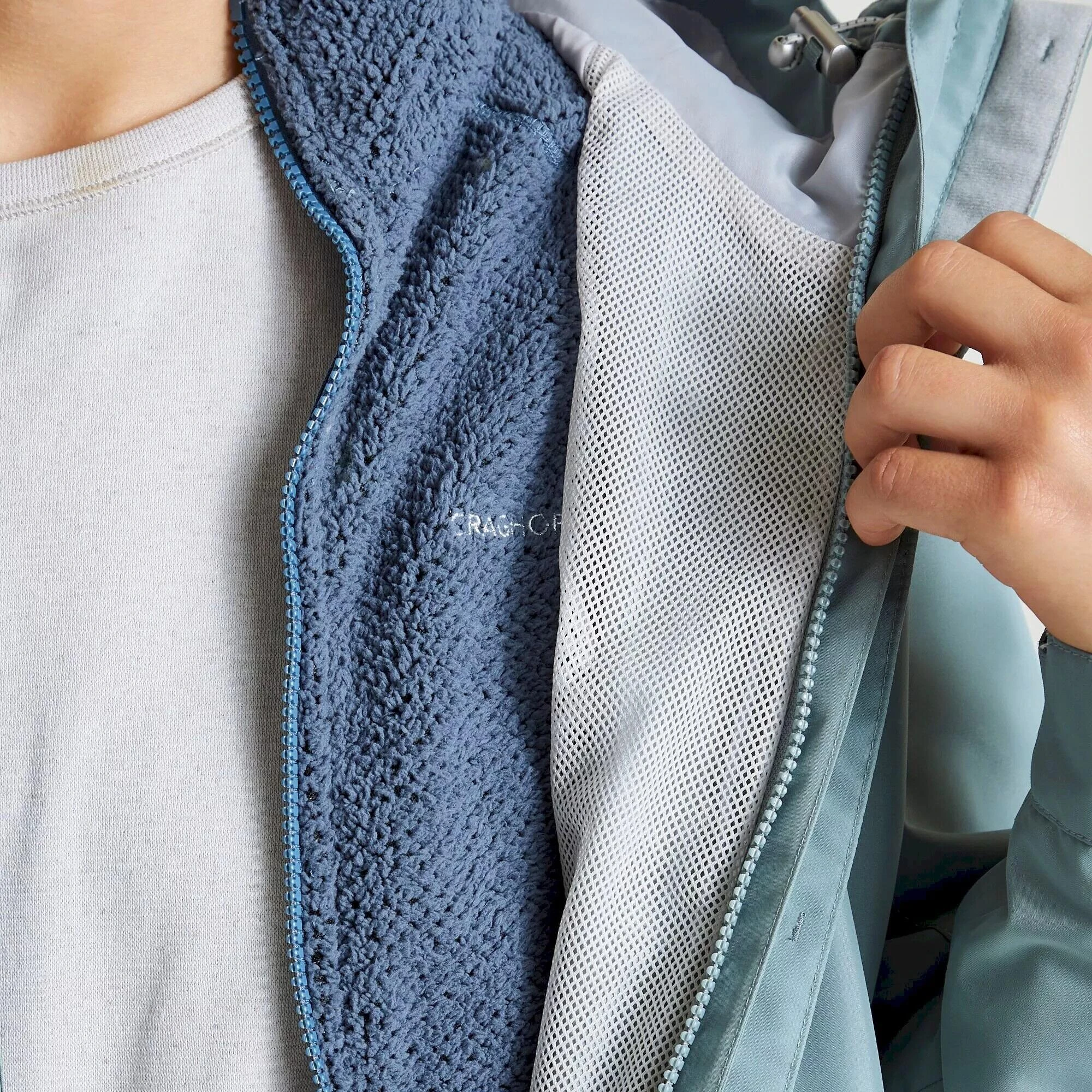 Craghoppers Womens/Ladies Denise Waterproof Jacket (Dark Navy/Deep Garnet) 7 Craghoppers Womens/Ladies Denise Waterproof Jacket (Dark Navy/Deep Garnet) - Image 5