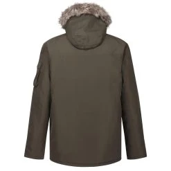 Regatta Mens Salinger II Faux Fur Insulated Parka (Black) -jacket shop kb691b862b17f98508af5ff7b3892febc