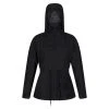 Regatta Womens/Ladies Nadira Waterproof Jacket (Black) -jacket shop kb7ff4ac41fd371356ece2efe210daa79