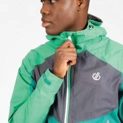 Dare 2b Mens Touchpoint Waterproof Jacket (Ultramarine Green/Ebony) -jacket shop kb96c4c88405c70cd2113157795bf037c