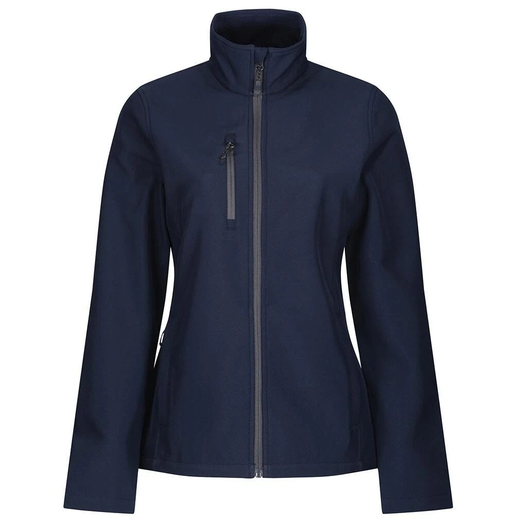 Regatta Womens/Ladies Honestly Made Recycled Soft Shell Jacket (Black) 7 Regatta Womens/Ladies Honestly Made Recycled Soft Shell Jacket (Black) - Image 5