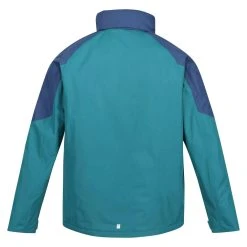 Regatta Mens Calderdale Waterproof Jacket (Pacific Green/Admiral Blue) 12 Regatta Mens Calderdale Waterproof Jacket (Pacific Green/Admiral Blue) -jacket shop kba7d7d729187dc34ec55cf251e442685