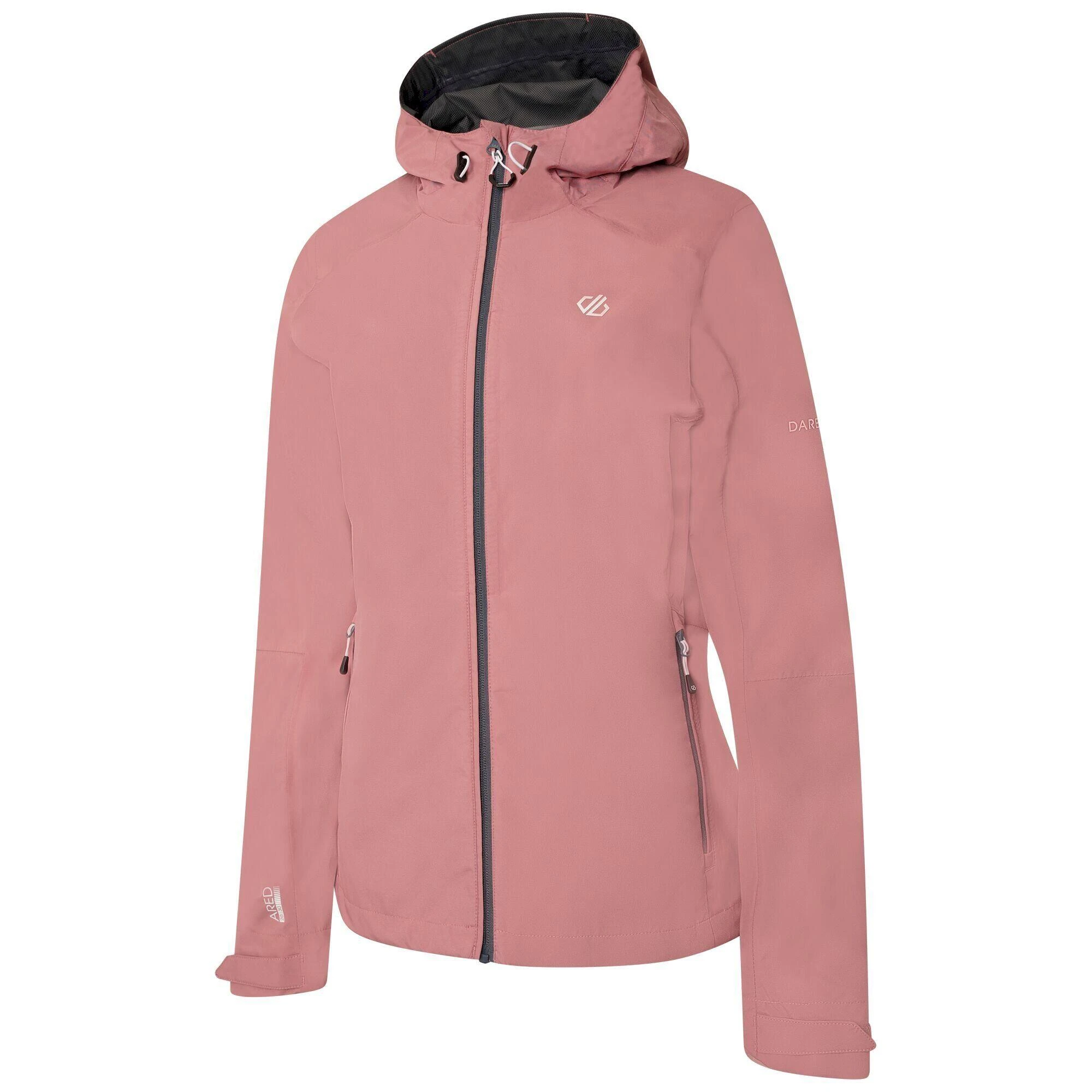 Dare 2b Womens/Ladies Anew Recycled Waterproof Jacket (Black) 8 Dare 2b Womens/Ladies Anew Recycled Waterproof Jacket (Black) - Image 6