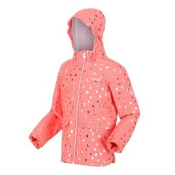 Regatta Childrens/Kids Belladonna Waterproof Jacket (Fusion Coral) -jacket shop kbbf68b28b973eff7e8972c690fcfd326