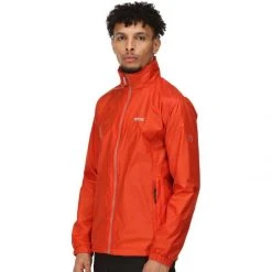 Regatta Mens Lyle IV Waterproof Hooded Jacket (Flame Orange) -jacket shop kbede791072fd63ac47eeecee1327d735