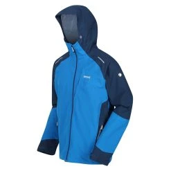 Regatta Mens Highton Pro Waterproof Jacket (Bright Kiwi/Pacific Green) -jacket shop kbfc8f1aec6b0f70d074d3642c2af4054