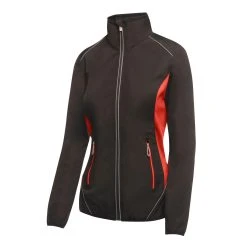 Regatta Activewear Womens/Ladies Sochi Softshell Jacket (Black/Classic Red)