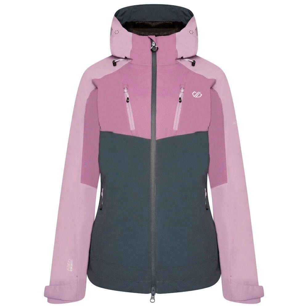 Dare 2b Womens/Ladies Diverse II Waterproof Jacket (Dusty Lavender/Lupine Lavender) 3 Dare 2b Womens/Ladies Diverse II Waterproof Jacket (Dusty Lavender/Lupine Lavender)