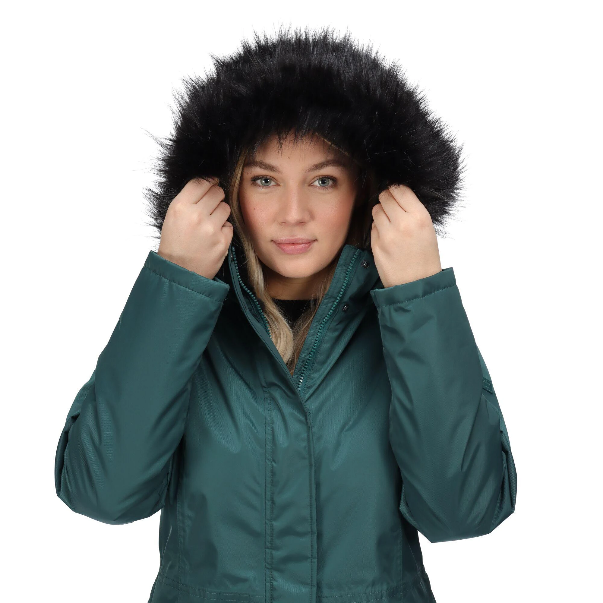 Regatta Womens/Ladies Lexis Parka (Black) 11 Regatta Womens/Ladies Lexis Parka (Black) - Image 9