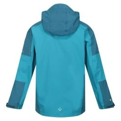 Regatta Childrens/Kids Calderdale II Waterproof Jacket (Black/Seal Grey) -jacket shop kc4ad436eef3c39f6828047532d493186