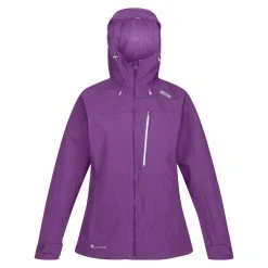 Regatta Womens/Ladies Britedale Waterproof Jacket (Plum Jam)
