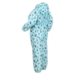 Regatta Childrens/Kids Printed Splat II Hooded Rainsuit (Sweet Lilac) -jacket shop kc6f0058061a92d07137f7df7e69d7907
