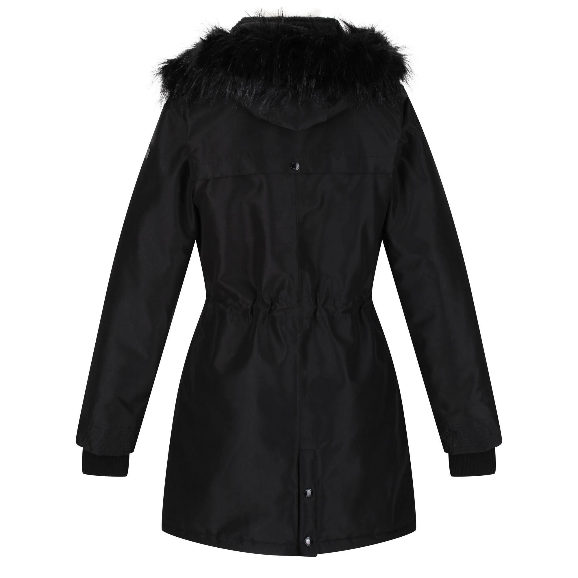 Regatta Womens/Ladies Samiyah Insulated Parka (Black) 5 Regatta Womens/Ladies Samiyah Insulated Parka (Black) - Image 3