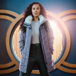 Regatta Womens/Ladies Parthenia Rochelle Humes Insulated Parka (Black) -jacket shop kc99b8513bb57fb83b75b23ae70ab985f