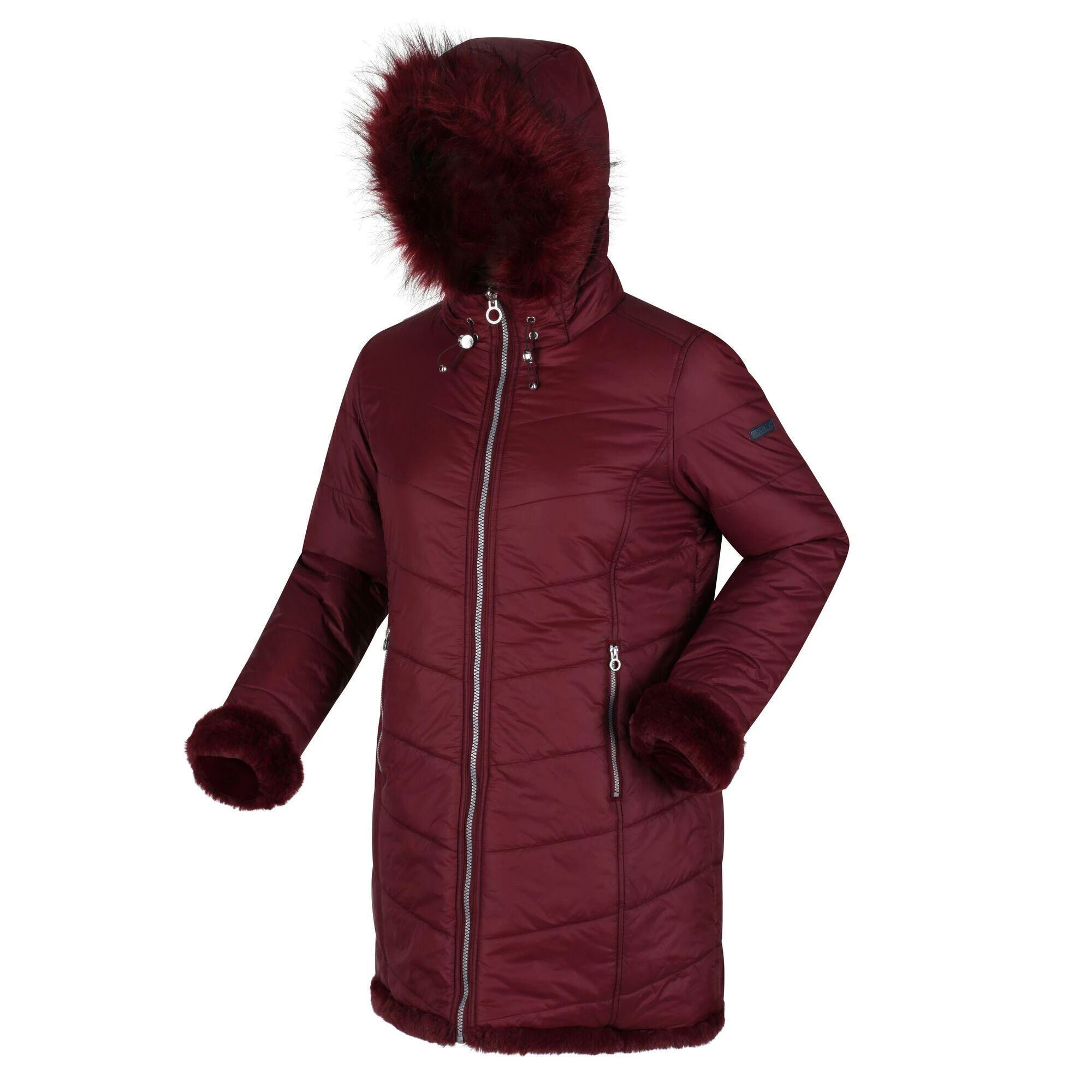 Regatta Womens/Ladies Charlize Insulated Parka (Black) 8 Regatta Womens/Ladies Charlize Insulated Parka (Black) - Image 6