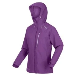 Regatta Womens/Ladies Britedale Waterproof Jacket (Plum Jam) -jacket shop kcad173f2ed40fd0b1507ecdd28c41478