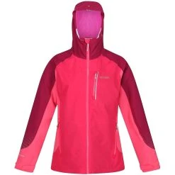 Regatta Womens/Ladies Highton Pro Waterproof Jacket (Rethink Pink/Wild Plum)