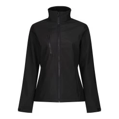 Regatta Womens/Ladies Ablaze 3 Layer Membrane Soft Shell Jacket (Black)