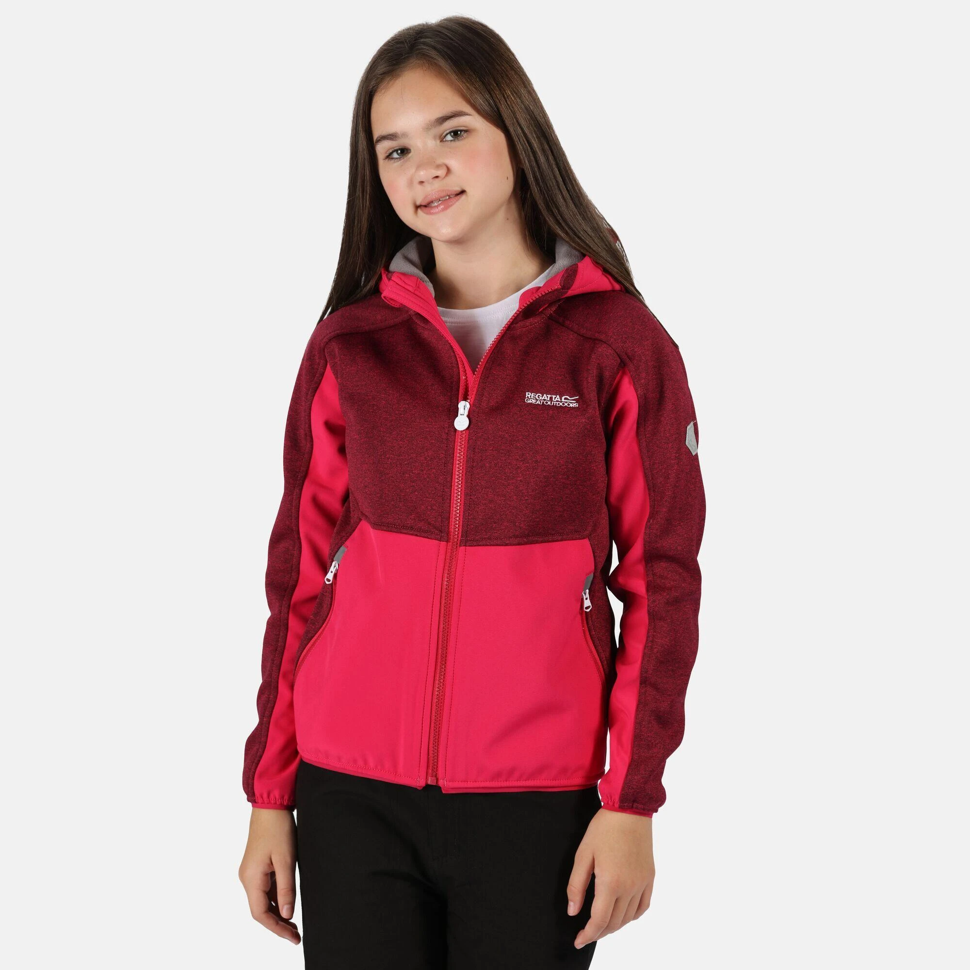 Regatta Childrens/Kids Bracknell II Softshell Jacket (Duchess Pink) 2 Regatta Childrens/Kids Bracknell II Softshell Jacket (Duchess Pink)