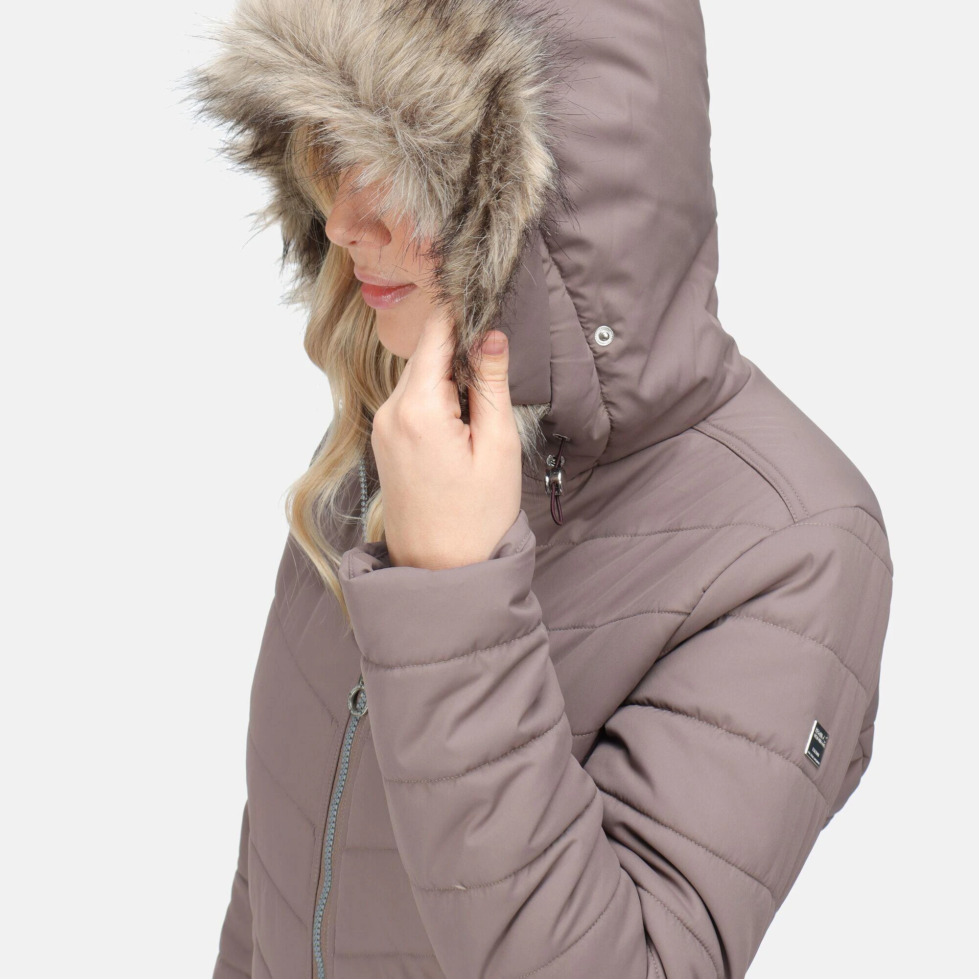 Regatta Womens/Ladies Fritha Parka (Dark Khaki) 13 Regatta Womens/Ladies Fritha Parka (Dark Khaki) - Image 11
