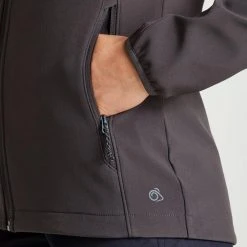 Craghoppers Womens/Ladies Expert Basecamp Soft Shell Jacket (Black) -jacket shop kcea283ce81be889489408c33906ea44f