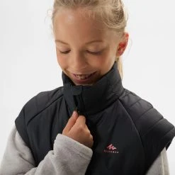 Quechua KIDS’ PADDED HIKING GILET - HYBRID AGED 7-15 -jacket shop kcf3449b3f9417a11b898867b90e59c23