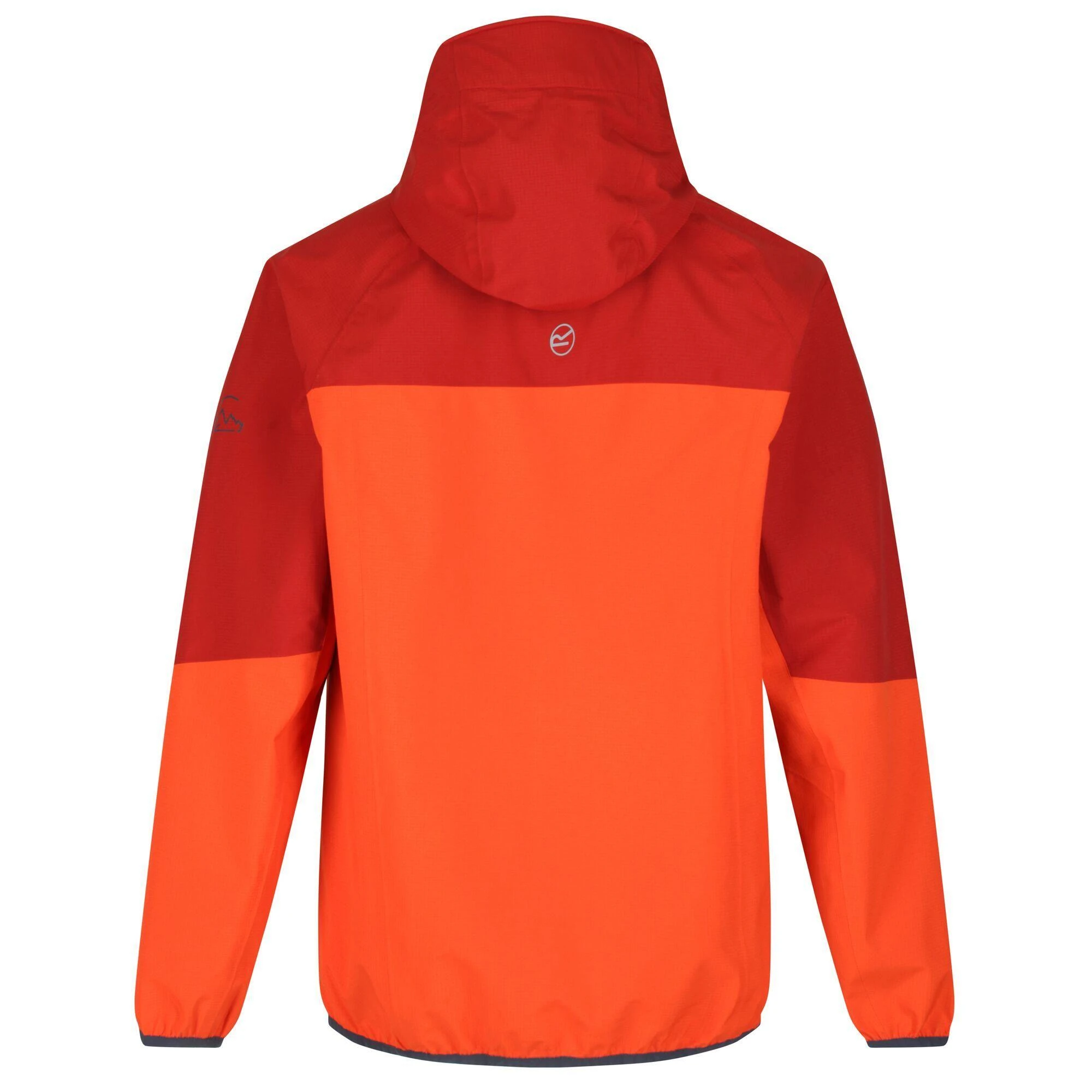 Regatta Great Outdoors Mens Imber II Lightweight Waterproof Jacket (Magma Orange/Burnt 4 Regatta Great Outdoors Mens Imber II Lightweight Waterproof Jacket (Magma Orange/Burnt - Image 2