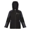 Regatta Childrens/Kids Calderdale II Waterproof Jacket (Black/Seal Grey) -jacket shop kd0c8ac2752e000292a82d7dbd584ef84