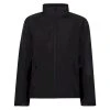 Regatta Reid Mens Softshell Wind Resistant Water Repellent Jacket (Black)