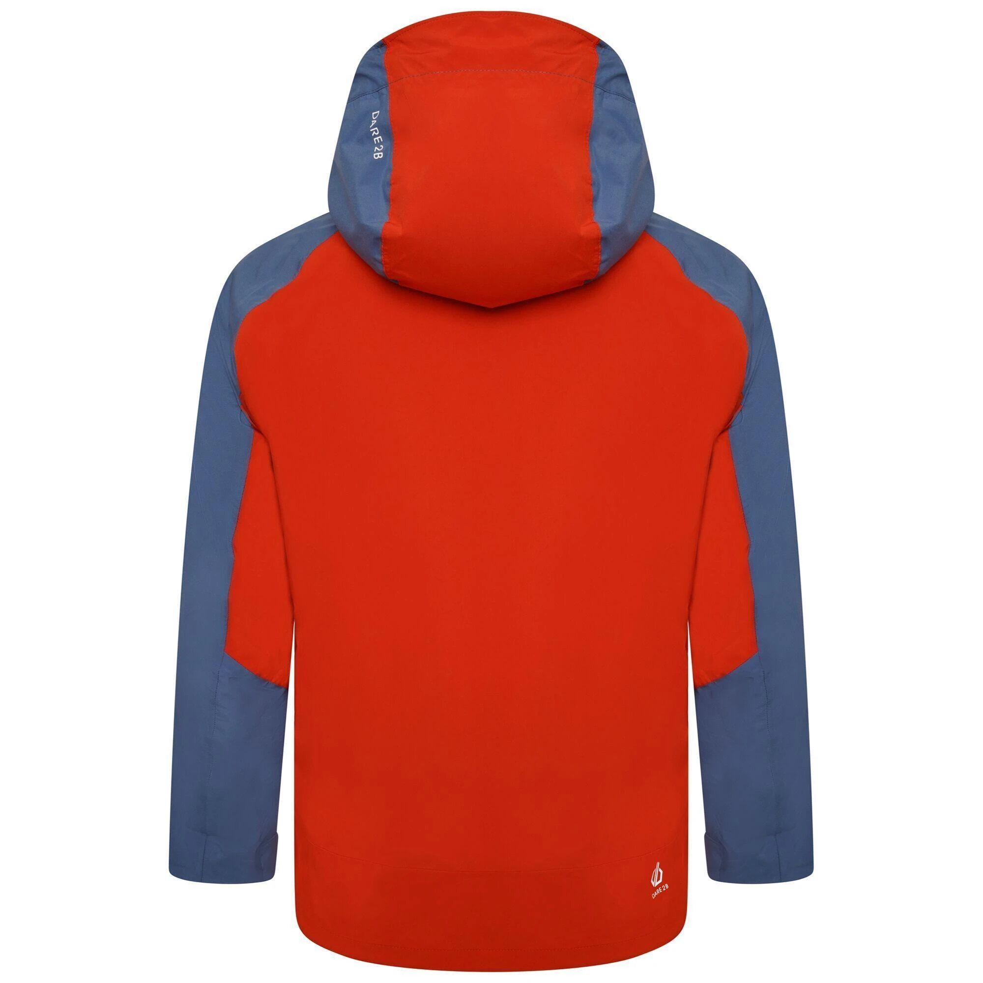 Dare 2b Mens Attain II Waterproof Jacket (Burnt Salmon/Stellar Blue) 4 Dare 2b Mens Attain II Waterproof Jacket (Burnt Salmon/Stellar Blue) - Image 2