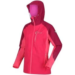 Regatta Womens/Ladies Highton Pro Waterproof Jacket (Rethink Pink/Wild Plum) -jacket shop kd4b82cf56c9a9d27165dcbd87738d0a6
