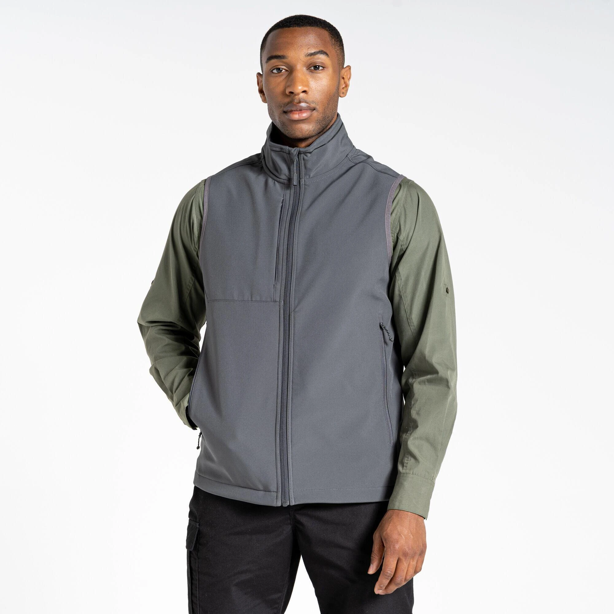 Craghoppers Mens Expert Basecamp Softshell Vest (Black) 9 Craghoppers Mens Expert Basecamp Softshell Vest (Black) - Image 7