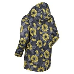 Regatta Womens/Ladies Orla Kiely Waterproof Winter Raincoat (Heligan Yellow) -jacket shop kdaa73359b4147a467869305b888ffd28