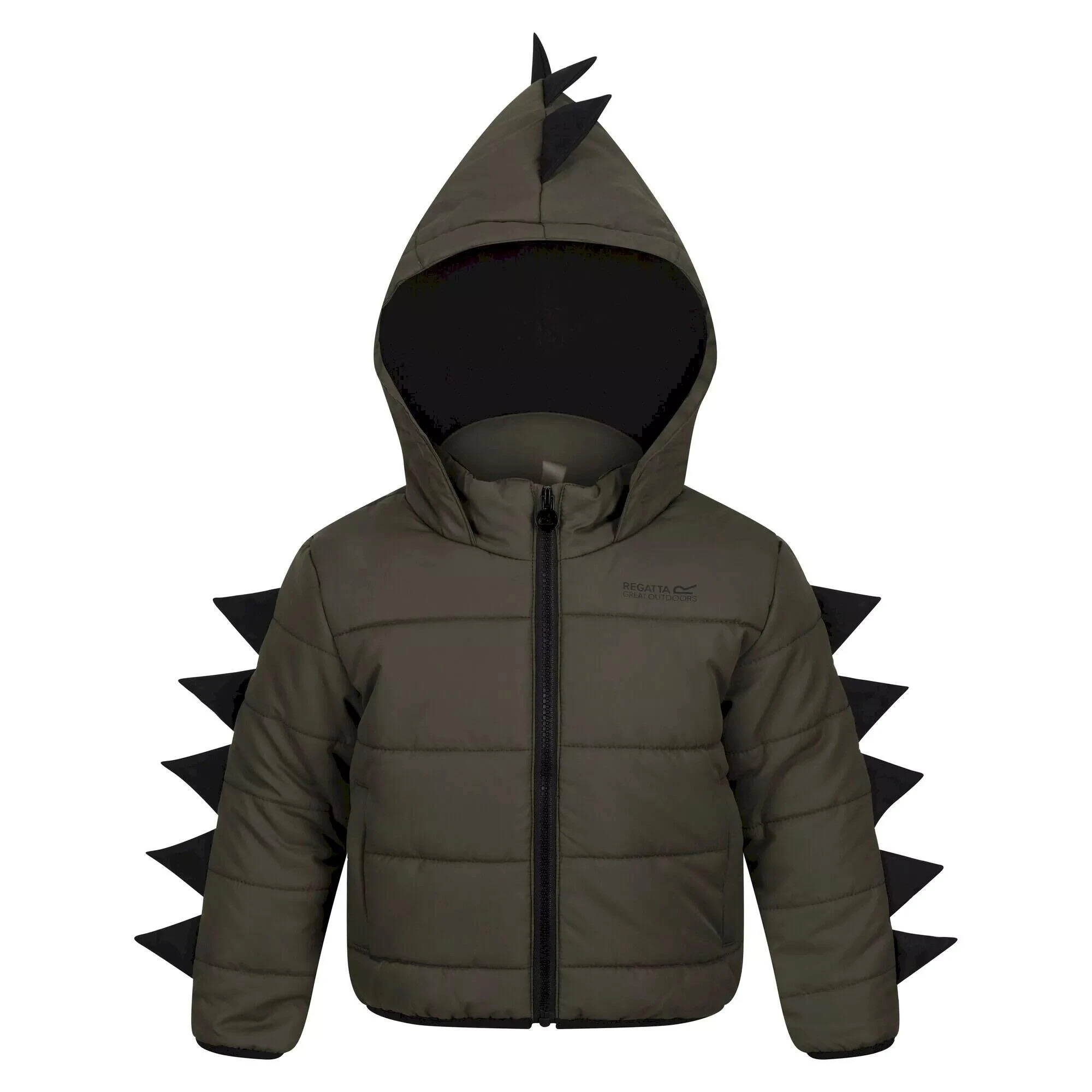 Regatta Childrens/Kids Dinosaur Padded Jacket (Grape Leaf) 3 Regatta Childrens/Kids Dinosaur Padded Jacket (Grape Leaf)