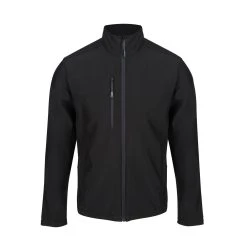 Regatta Mens Honesty Made Recycled Softshell Jacket (Black)