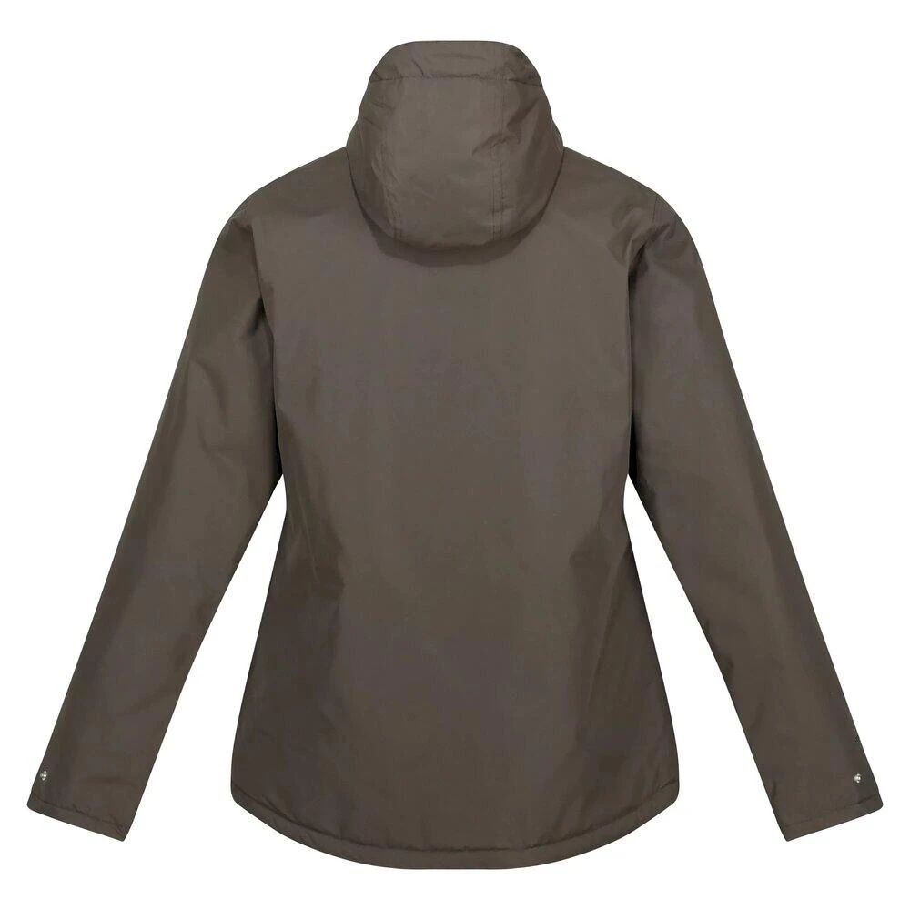 Regatta Womens/Ladies Bria Faux Fur Lined Waterproof Jacket (Black) 13 Regatta Womens/Ladies Bria Faux Fur Lined Waterproof Jacket (Black) - Image 11