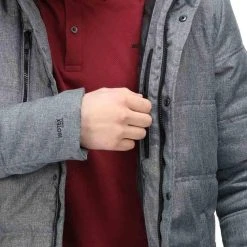 Regatta Mens Aleksander Marl Insulated Parka (Rhino) -jacket shop ke0de4c423ab0c6fd87e2e9262fbb83a3