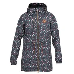 Shires Womens/Ladies Aubrion Hackney Waterproof Jacket (Green/Burgundy)