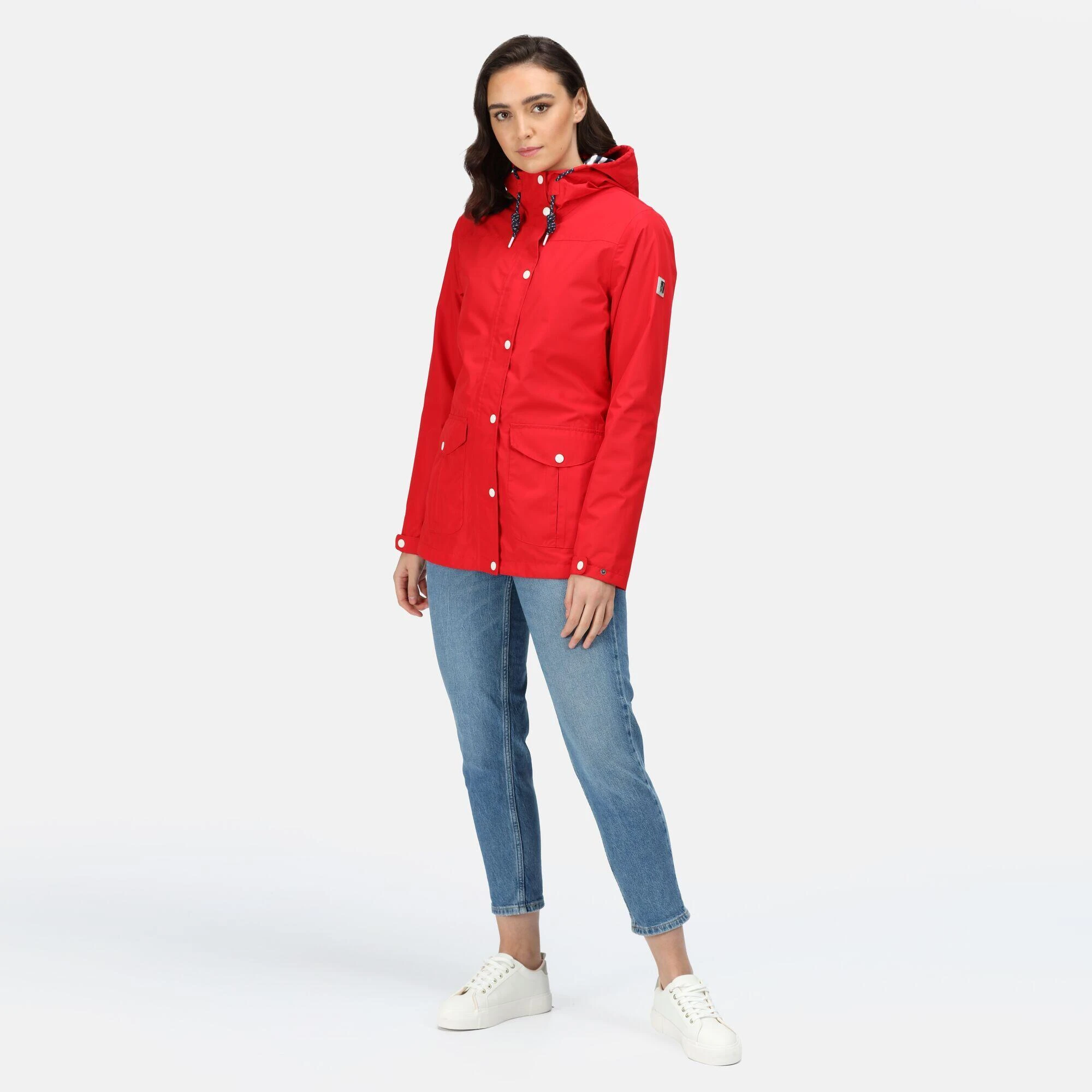 Regatta Womens/Ladies Phoebe Waterproof Jacket (True Red) 5 Regatta Womens/Ladies Phoebe Waterproof Jacket (True Red) - Image 3