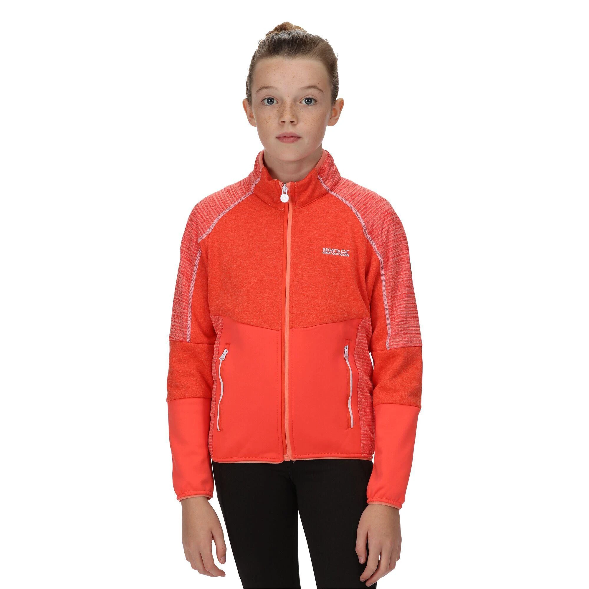 Regatta Childrens/Kids Oberon V Soft Shell Jacket (Bright Kiwi/Black) 19 Regatta Childrens/Kids Oberon V Soft Shell Jacket (Bright Kiwi/Black) - Image 17