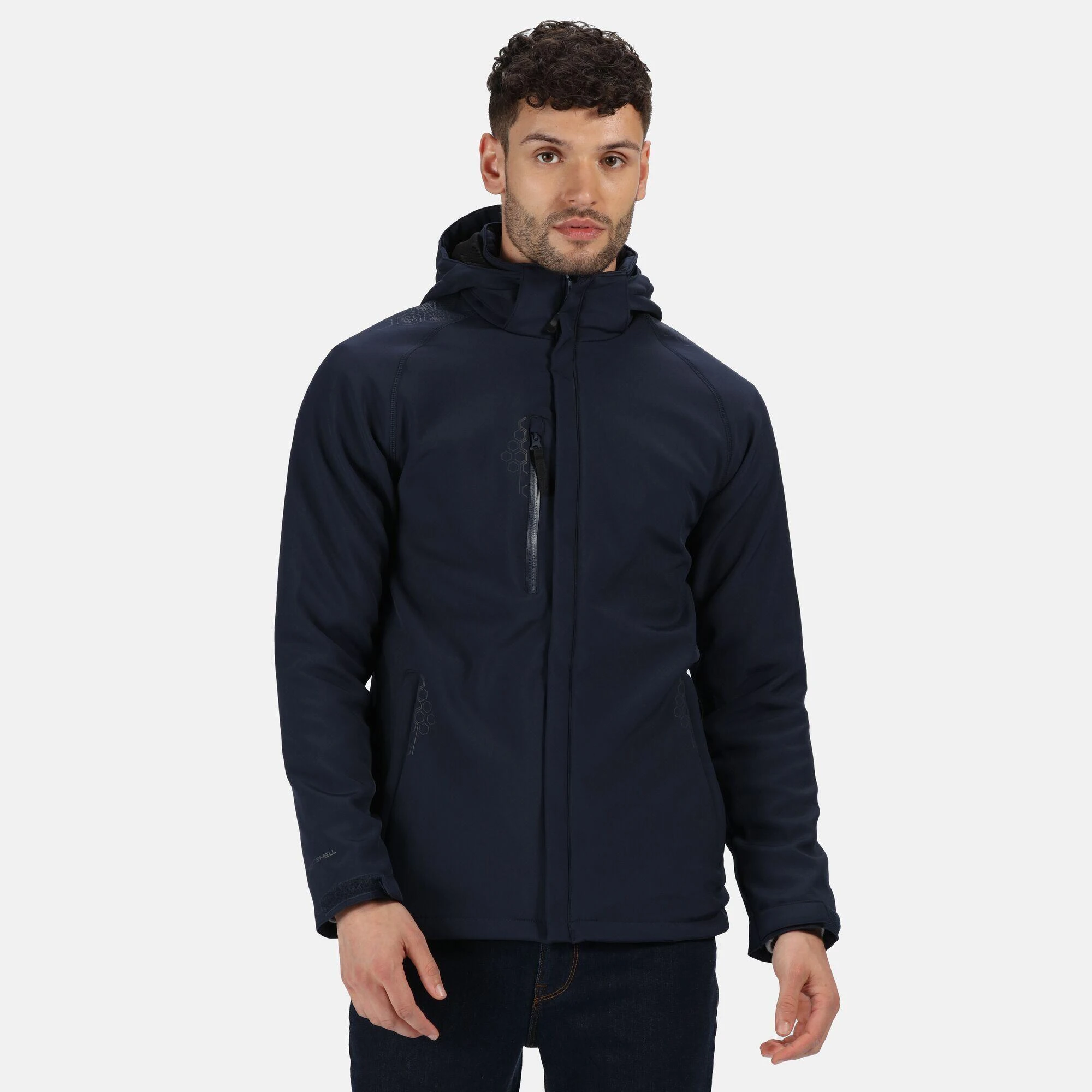 Regatta Mens Repeller XPro Softshell Jacket (Black) 11 Regatta Mens Repeller XPro Softshell Jacket (Black) - Image 9