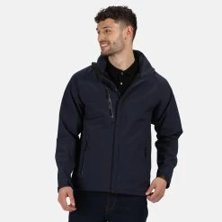 Regatta Mens Apex Soft Shell Jacket (Navy) -jacket shop ke4a9b95b1fcded2be6a24c57e8a2be64
