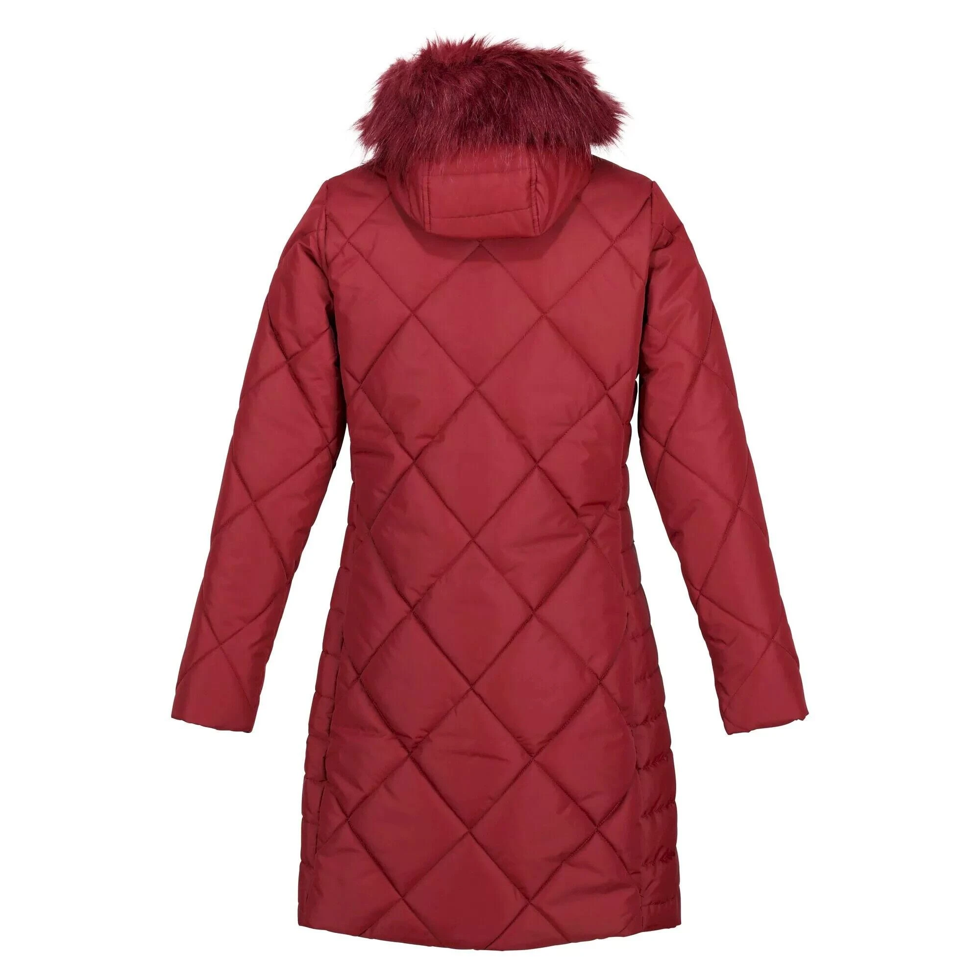 Regatta Womens/Ladies Fritha II Insulated Parka (Cabernet) 4 Regatta Womens/Ladies Fritha II Insulated Parka (Cabernet) - Image 2